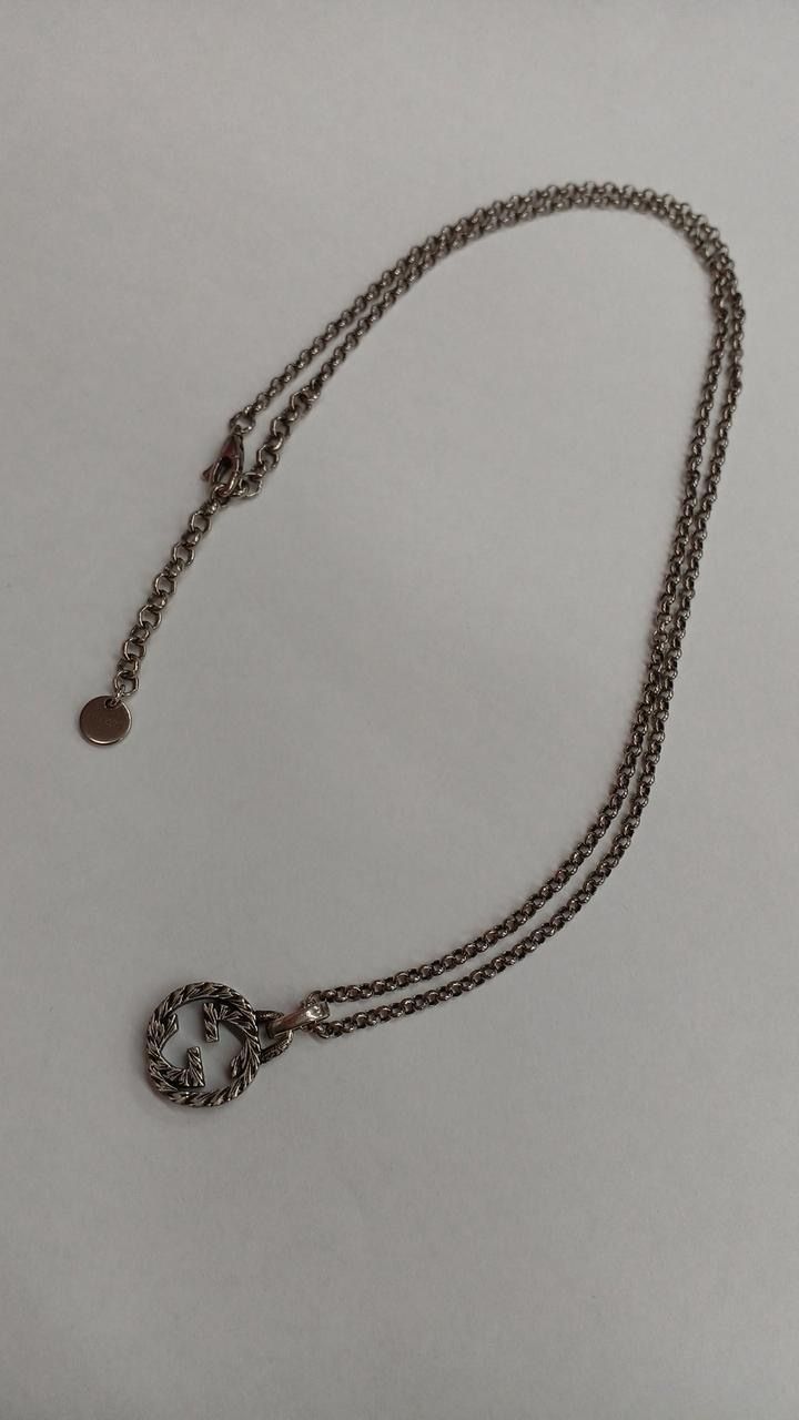 GUCCI Interlocking G Pendant Necklace