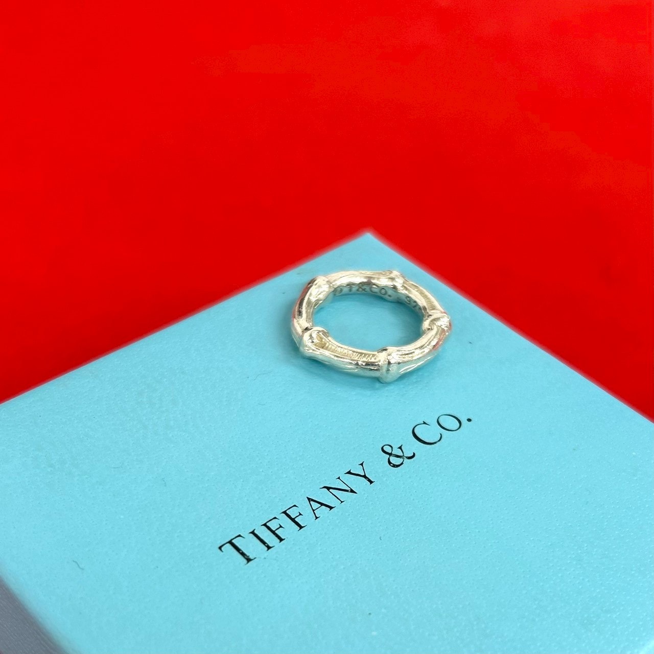 TIFFANY&Co. ティファニー バンブー リング シルバー925 リング・指輪 4号 シルバー
 32358