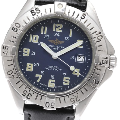 ブライトリング コルト デイト A57035 クォーツ メンズ 【中古】