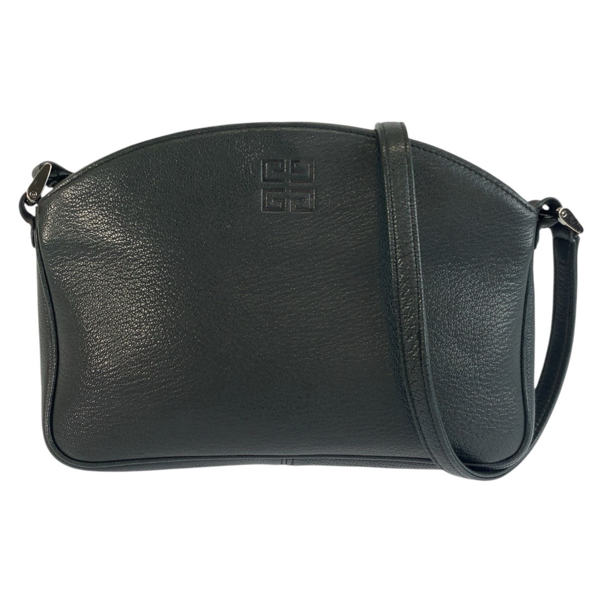 美品 GIVENCHY ジバンシィ ヴィンテージ グリーン レザー ショルダーバッグ ポシェット 603484 【中古】