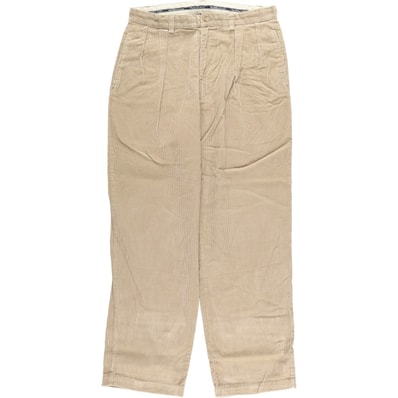 古着 ラルフローレン Ralph Lauren POLO RALPH LAUREN ANDREW PANT 太畝 ツータック コーデュロイパンツ メンズw33相当/eaa480276