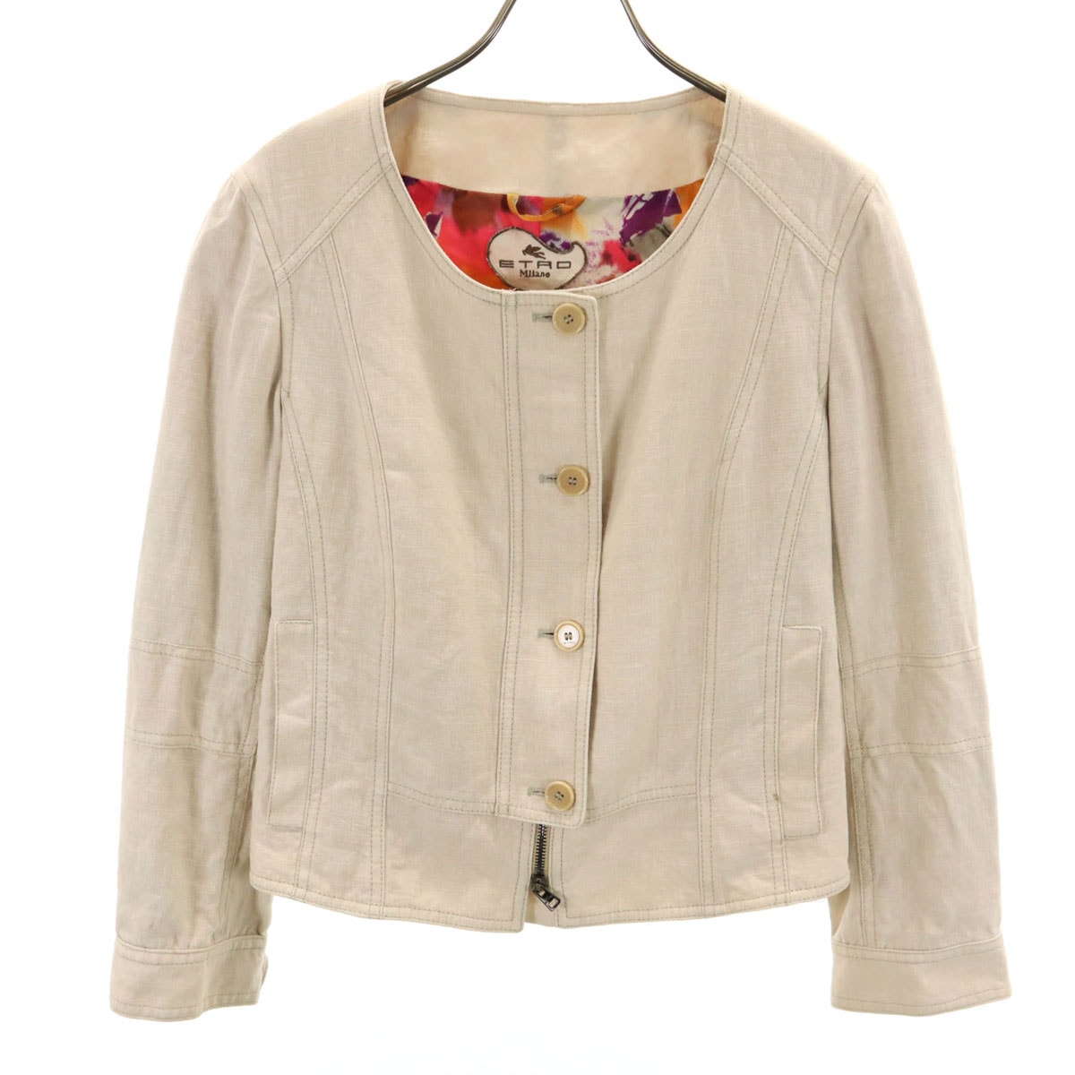 ETRO エトロ イタリア製 ジャケット 46 ベージュ