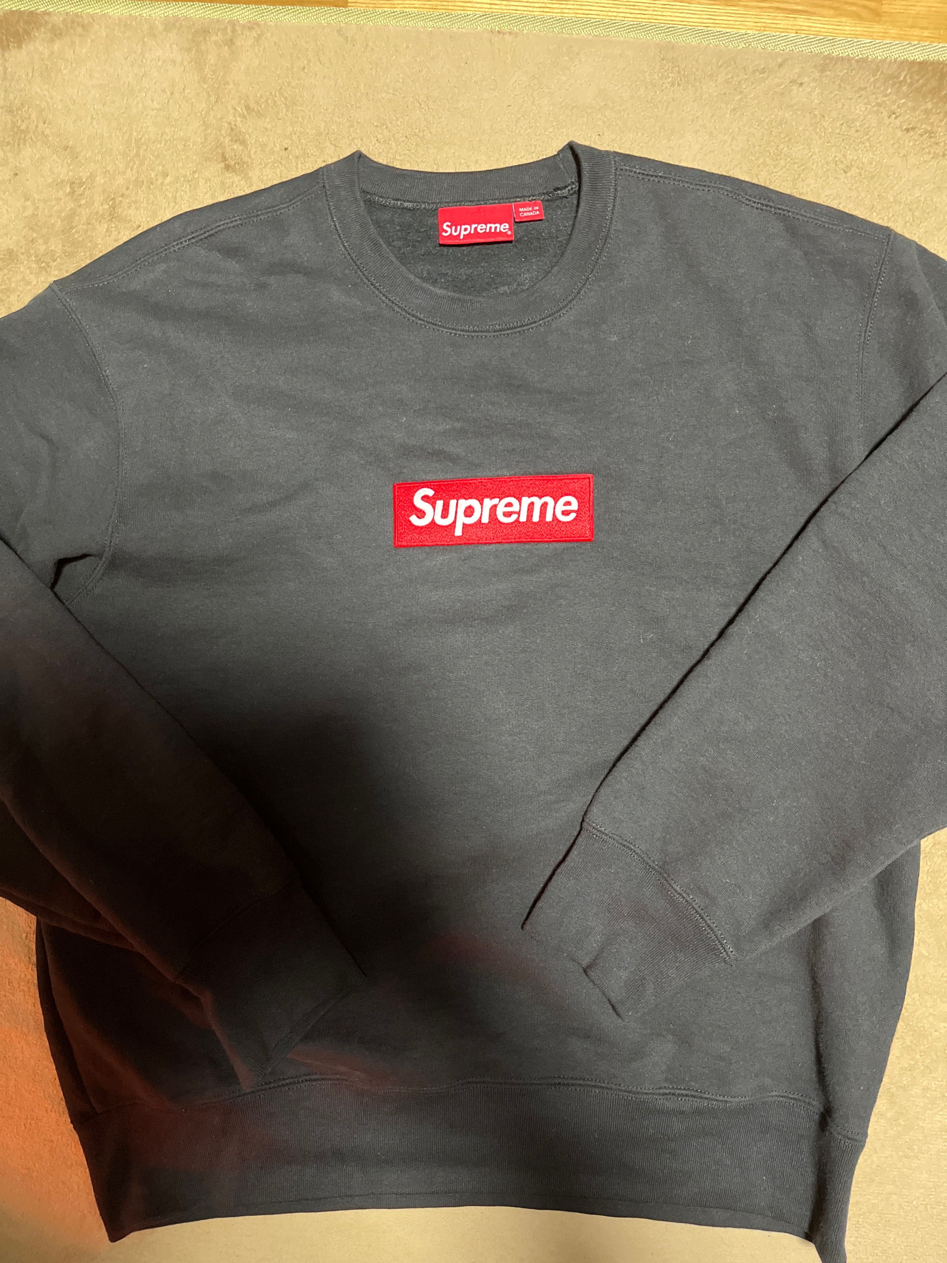 Supreme Box Logo Crewneck "Black" (22FW)