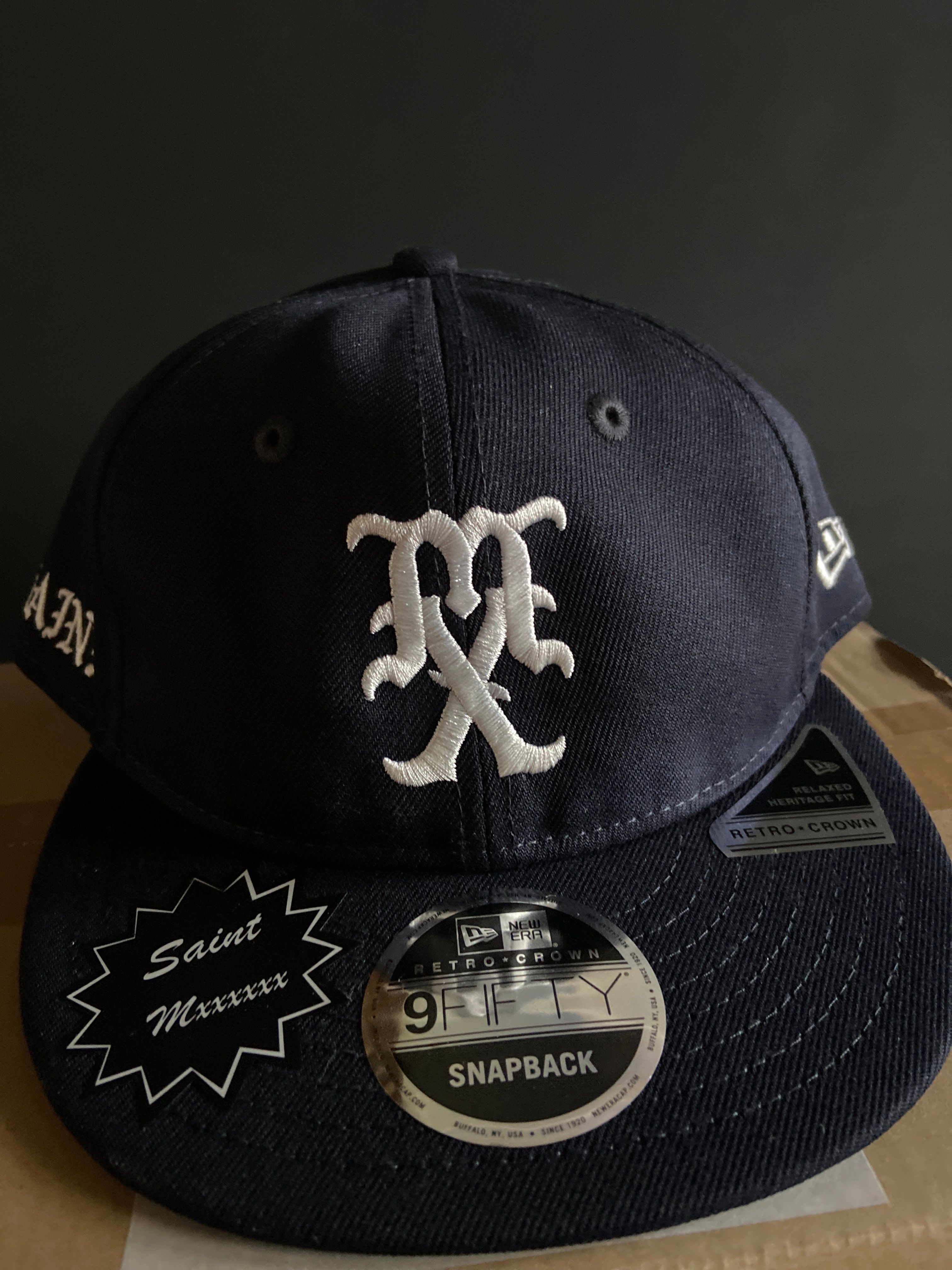 NEW ERA x SAINT Mxxxxxx Retro Crown 9Fifty "Navy"