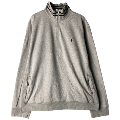 古着 ラルフローレン Ralph Lauren POLO by Ralph Lauren ハーフジップスウェットシャツ トレーナー メンズXL相当/eaa597472