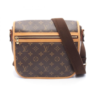 ルイ・ヴィトン LOUIS VUITTON メッセンジャーPM ボスフォール ショルダーバッグ バッグ PVCコーティングキャンバス レザー モノグラム レディース ブラウン系 M40106 【中古】