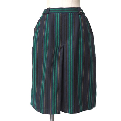 ■美品■Christian Dior クリスチャンディオール ヴィンテージ ショートパンツ サイズL ストライプ キュロット ハーフパンツ ブランド古着【中古】20260630/RA9985
