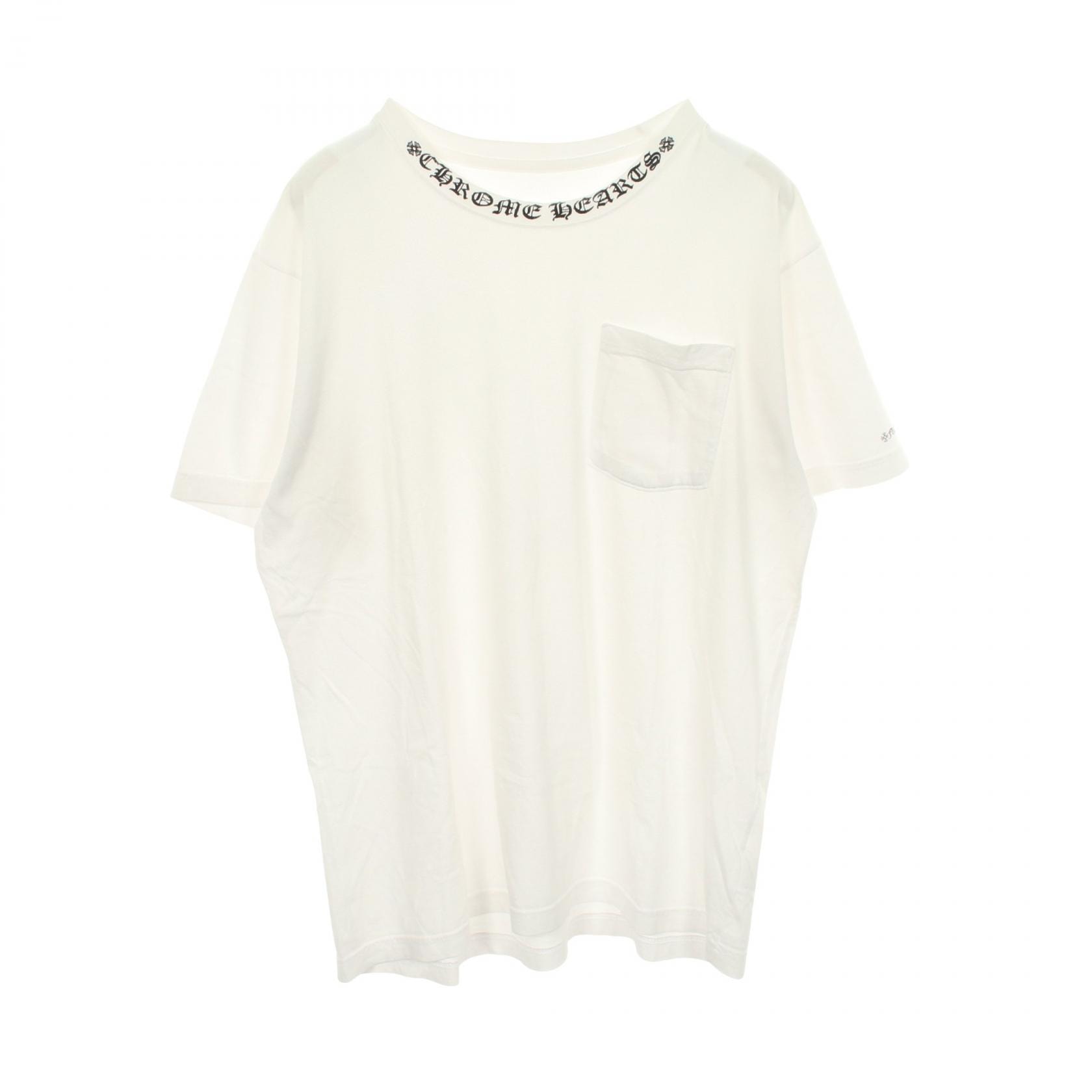 Chrome Hearts Neck Logo S/S T-Shirt "White/Black"