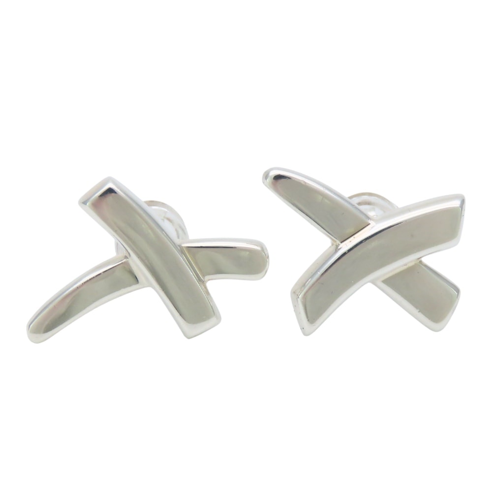 【中古】 ティファニー ピアス キス シルバー925 約3.2g シルバー パロマピカソ アクセサリー レディース 女性 TIFFANY&Co.