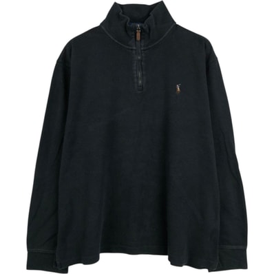 古着 ラルフローレン Ralph Lauren ESTATE RIB ハーフジップスウェットシャツ トレーナー メンズXL相当/eaa676258