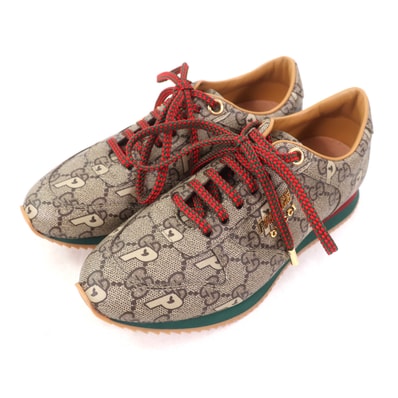 未使用品 グッチ パレス
スニーカー ブラウン レディース 35 727940