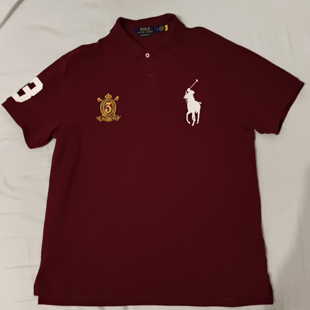 Polo Ralph Lauren Short-Sleeve Big Pony Mesh Polo Shirt "Red"