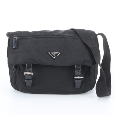 ■美品 プラダ テスート ナイロントライアングルロゴショルダーバッグ