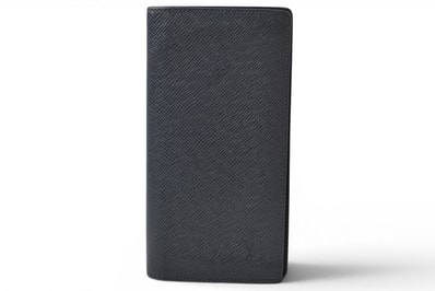 ルイヴィトン 財布/二つ折り メンズ LOUIS VUITTON ポルトフォイユ・ブラザ タイガ オセアン M32816 メンズ レザー ブルー【中古】