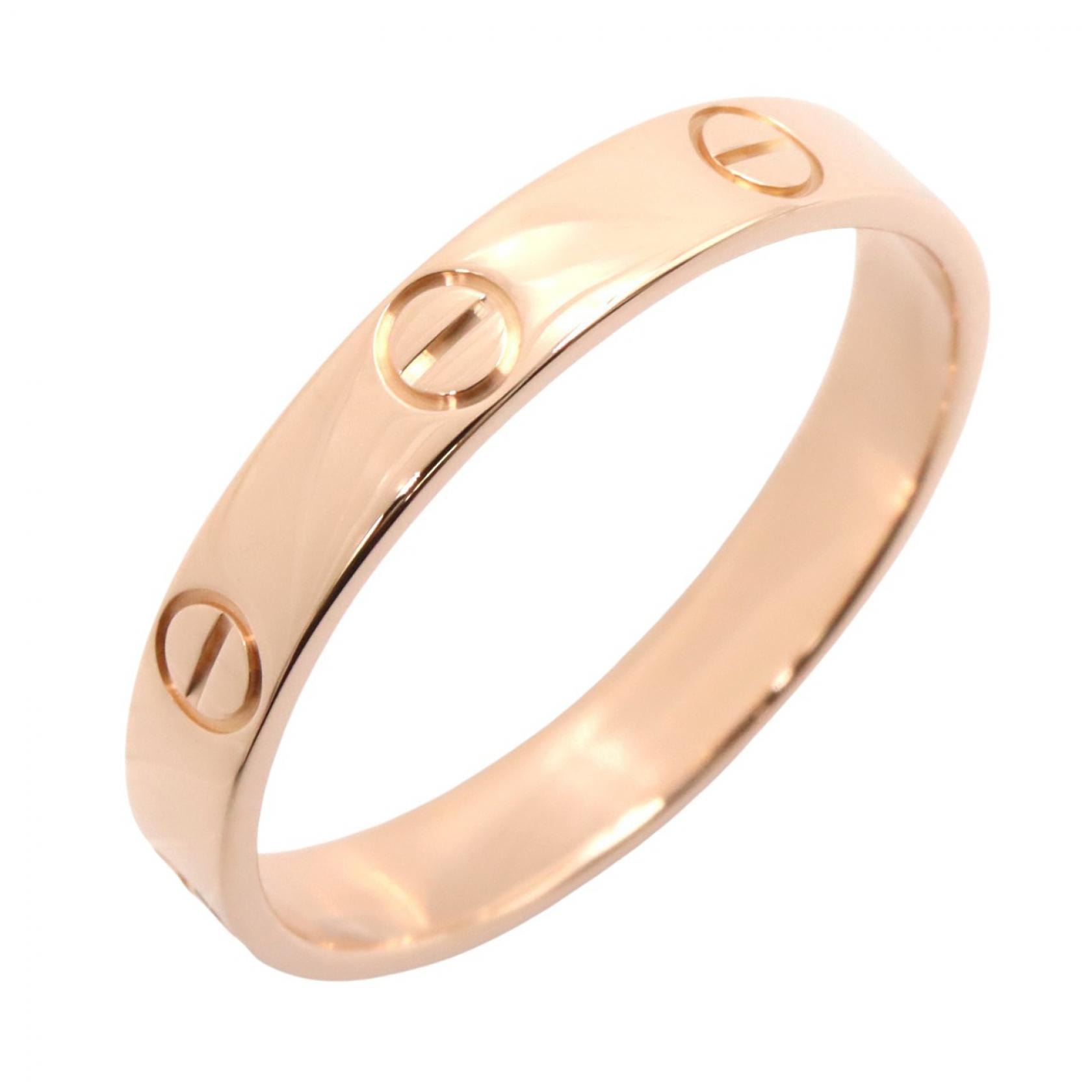 カルティエ CARTIER ミニラブリング リング・指輪 ジュエリー K18PG(ピンクゴールド) メンズ レディース ゴールド系 B4085200 【中古】