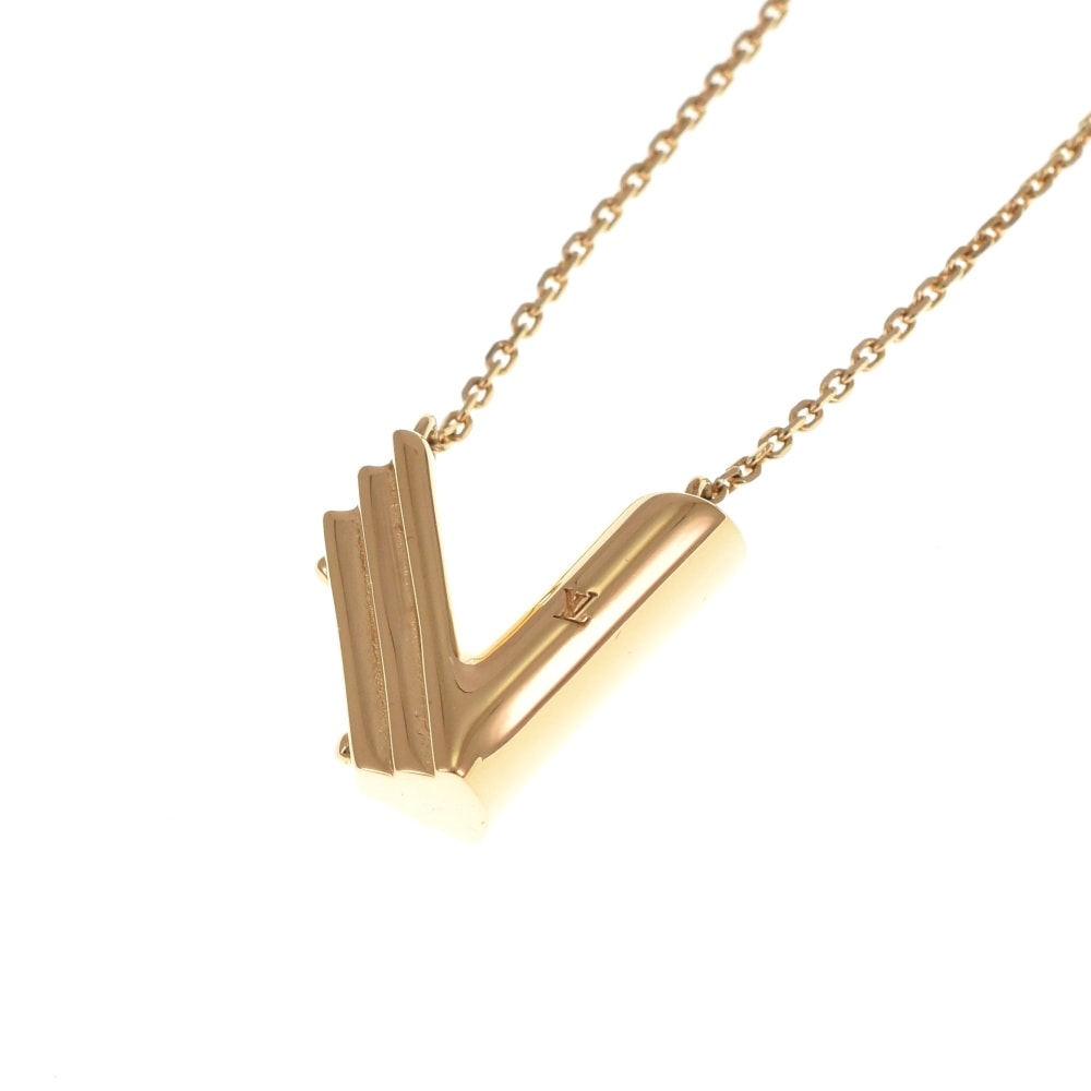 ルイ・ヴィトン LOUIS VUITTON M61077 LV&ME V ネックレス レディース S#133649