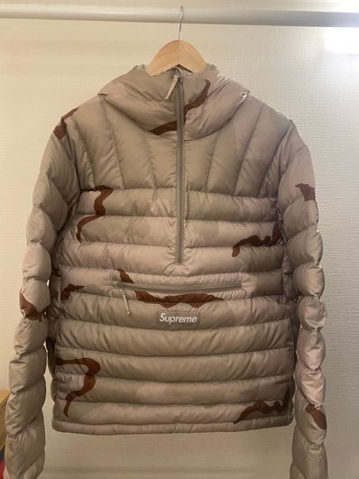 Supreme Micro Down Half Zip Hooded Pullover "Desert Camo" (24FW)