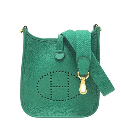 エルメス HERMES エブリンTPM/16 アマゾーヌ カバン バッグ エブリン ショルダーバッグ トリヨンクレマンス W刻 ヴェールヴェルティゴ グリーン 新品