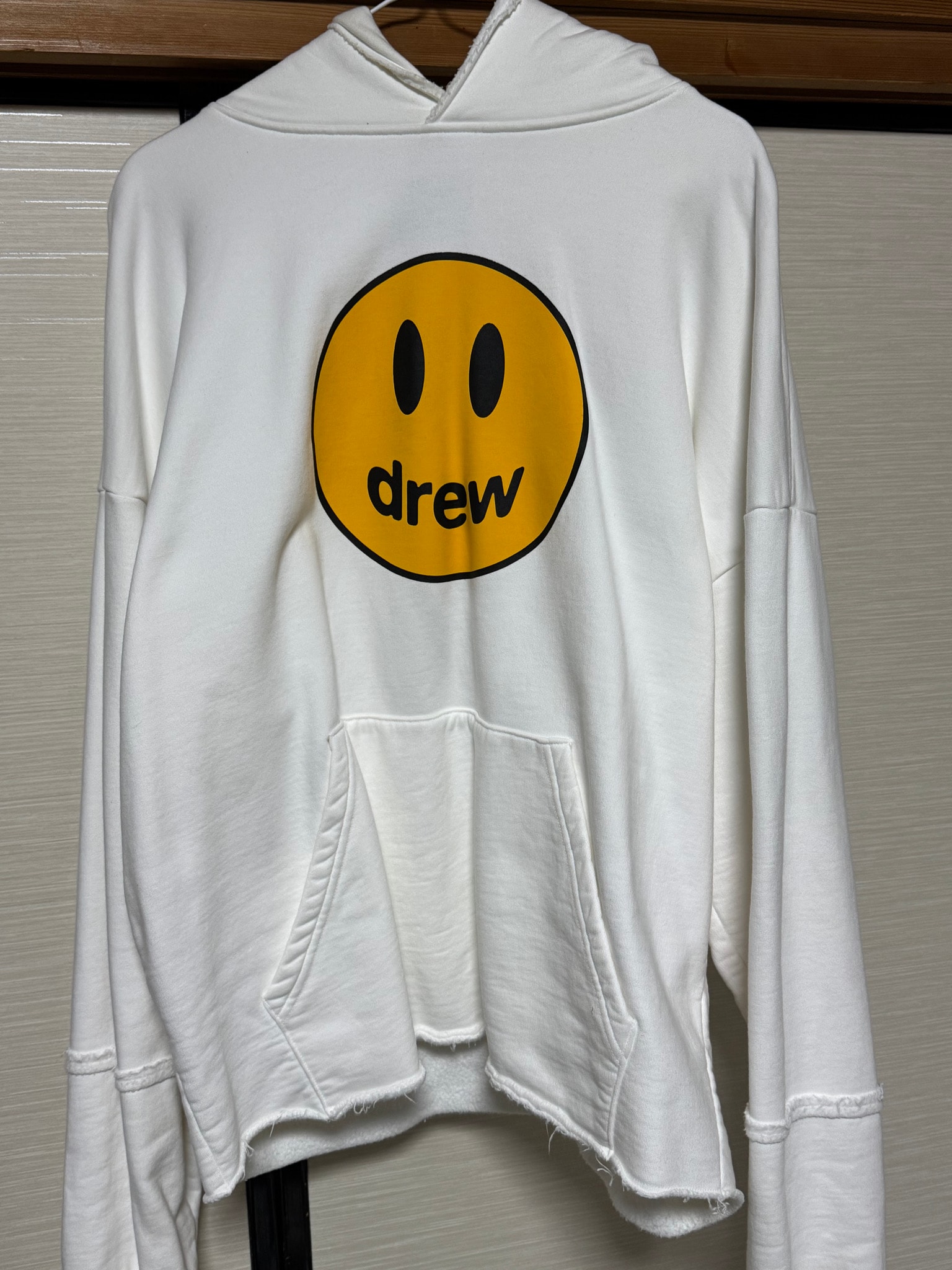 drew house mascot deconstructed hoodie "Off White"
