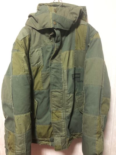 Supreme / JUNYA WATANABE COMME des GARCONS MAN Patchwork Puffy Jacket "Olive"