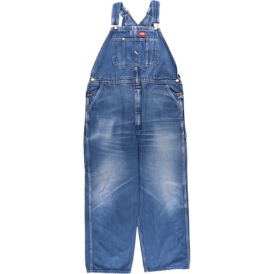 古着 ビッグサイズ ディッキーズ Dickies デニムオーバーオール メンズw43相当/eaa581331