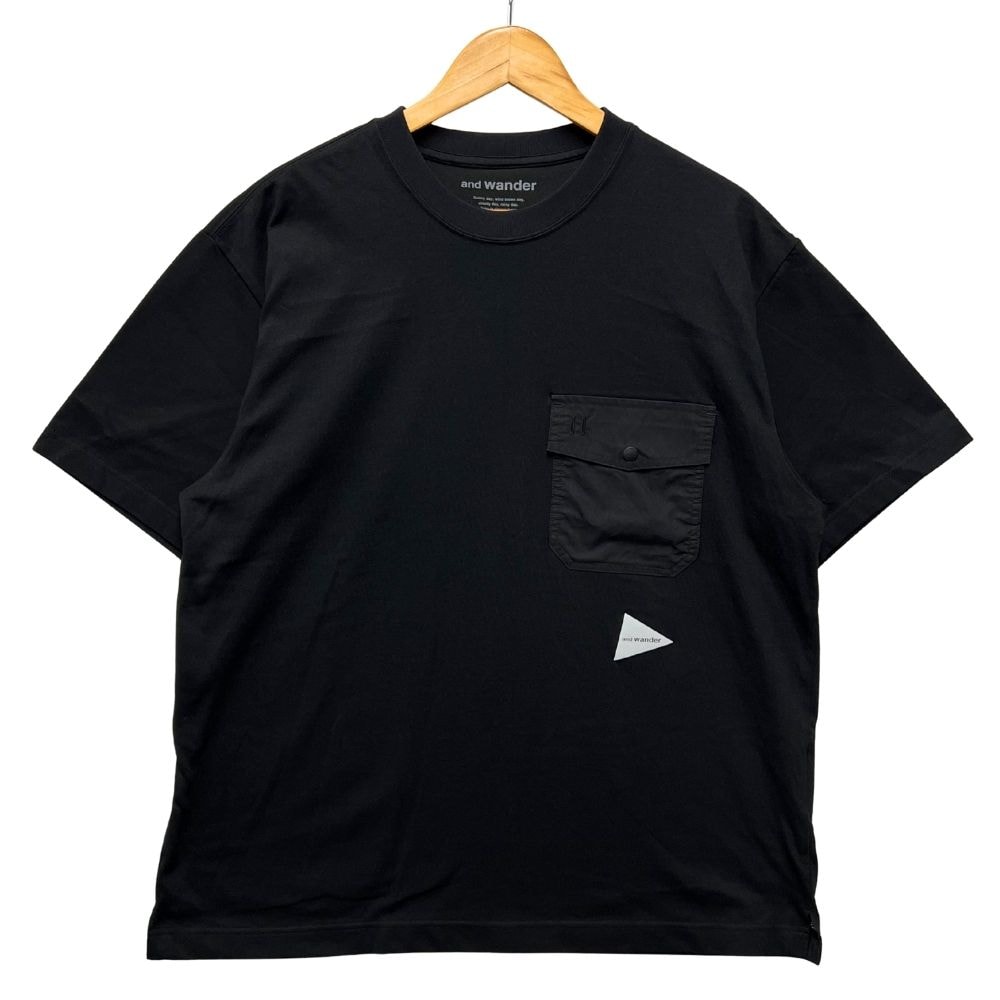 AND WANDER アンドワンダー 品番 574-5184094 Pocket Tee ポケット 半袖Tシャツ 52786