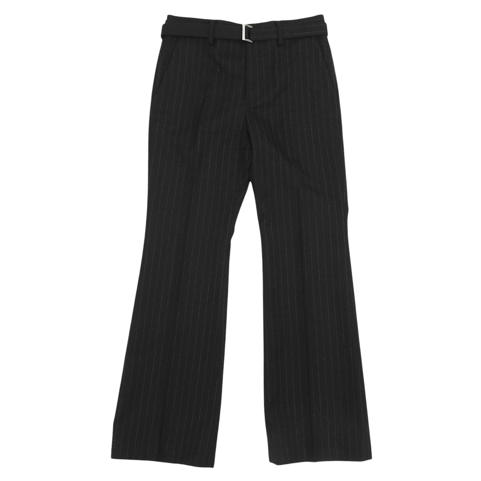 極美品 サカイ パンツ Chalk Stripe pants ブラック メンズ 1 24-03480M