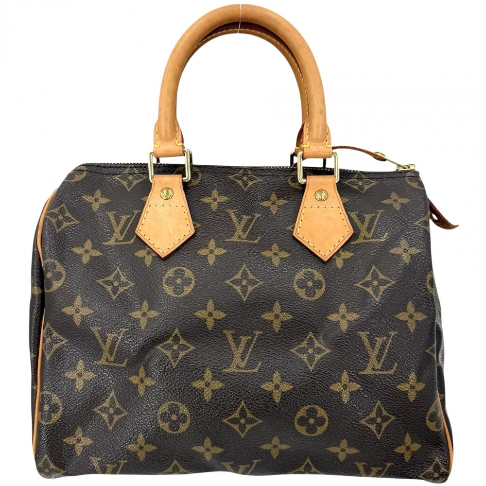 LOUIS VUITTON ルイヴィトン ハンドバッグ モノグラム スピーディ25 ミニボストンバッグ Speedy25 M41109 ブラウン 茶 ゴールド金具 レディース【中古品】
