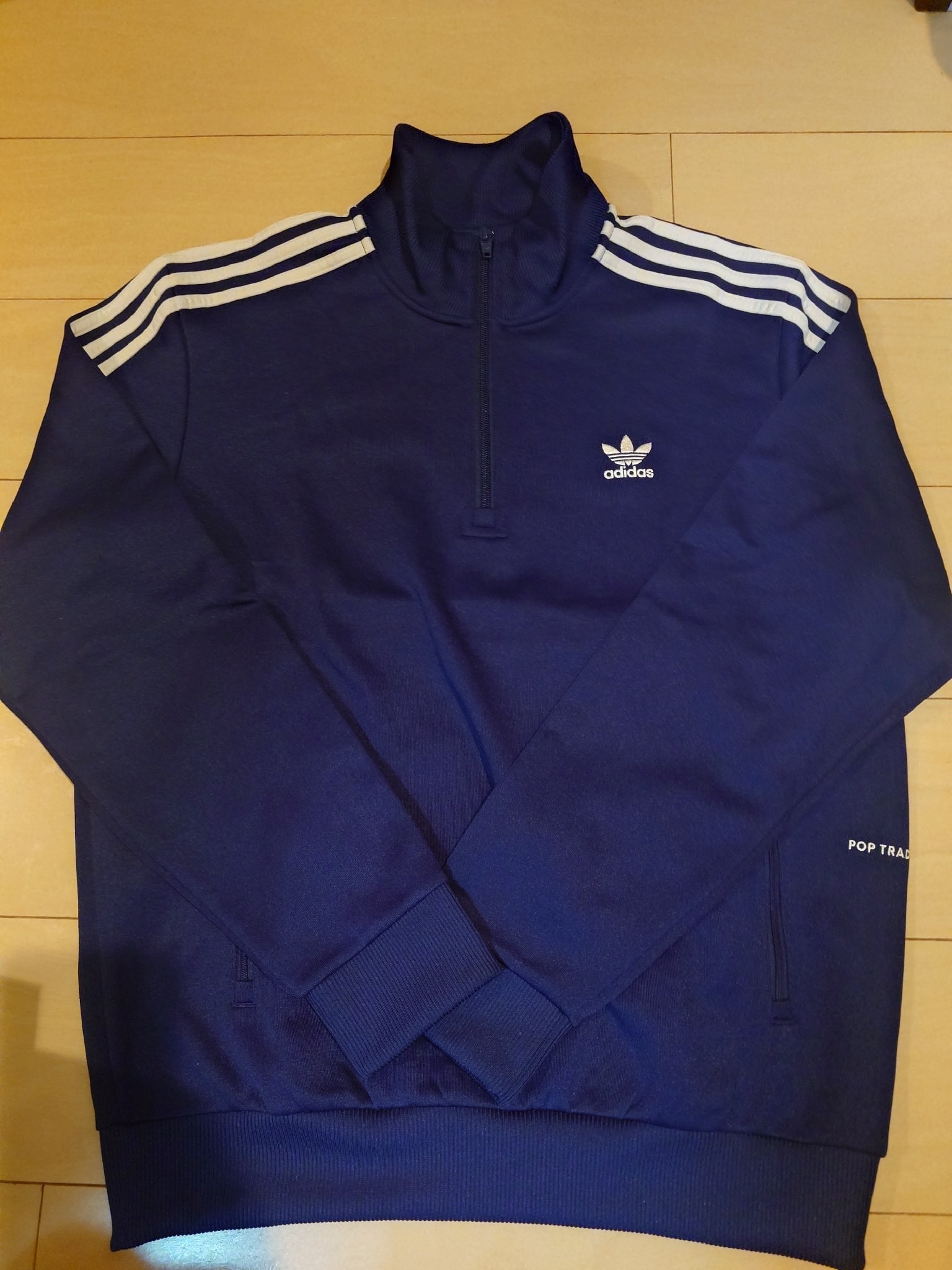 希少 adidas Originals POP TRADING COMPANY ハーフジップ トラックジャケット