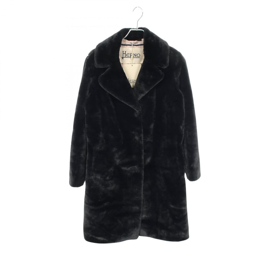 A (未使用に近い)】ヘルノ Herno SOFT FAUX FUR COAT フェイクファー A (未使用に近い)】ヘルノ Herno SOFT FAUX FUR COAT フェイクファー