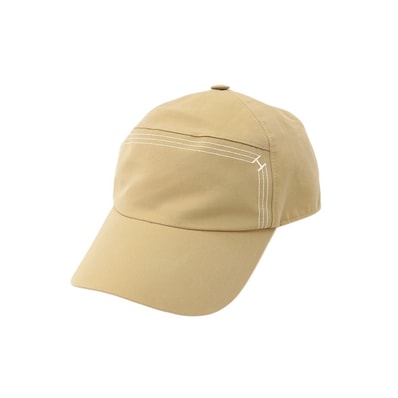 【中古】エルメス HERMES コットン ネオジャンプステッチ キャップ 帽子 ベージュ【サイズ59】【メンズ】