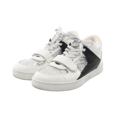 セリーヌ CELINE スニーカー 靴 レザー レディース ホワイト系 / シルバー系 / ブラック系 【中古】