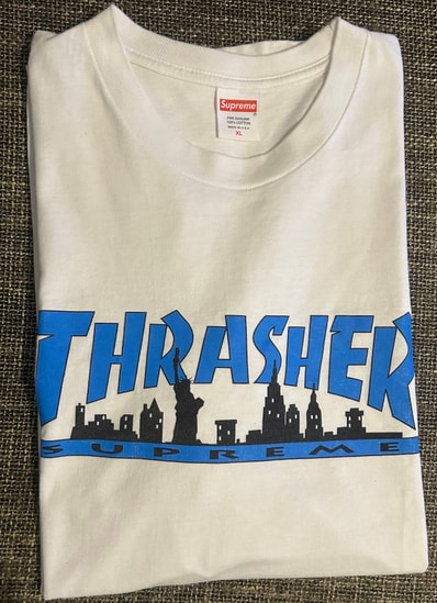 Supreme / Thrasher® Skyline Tee "White"