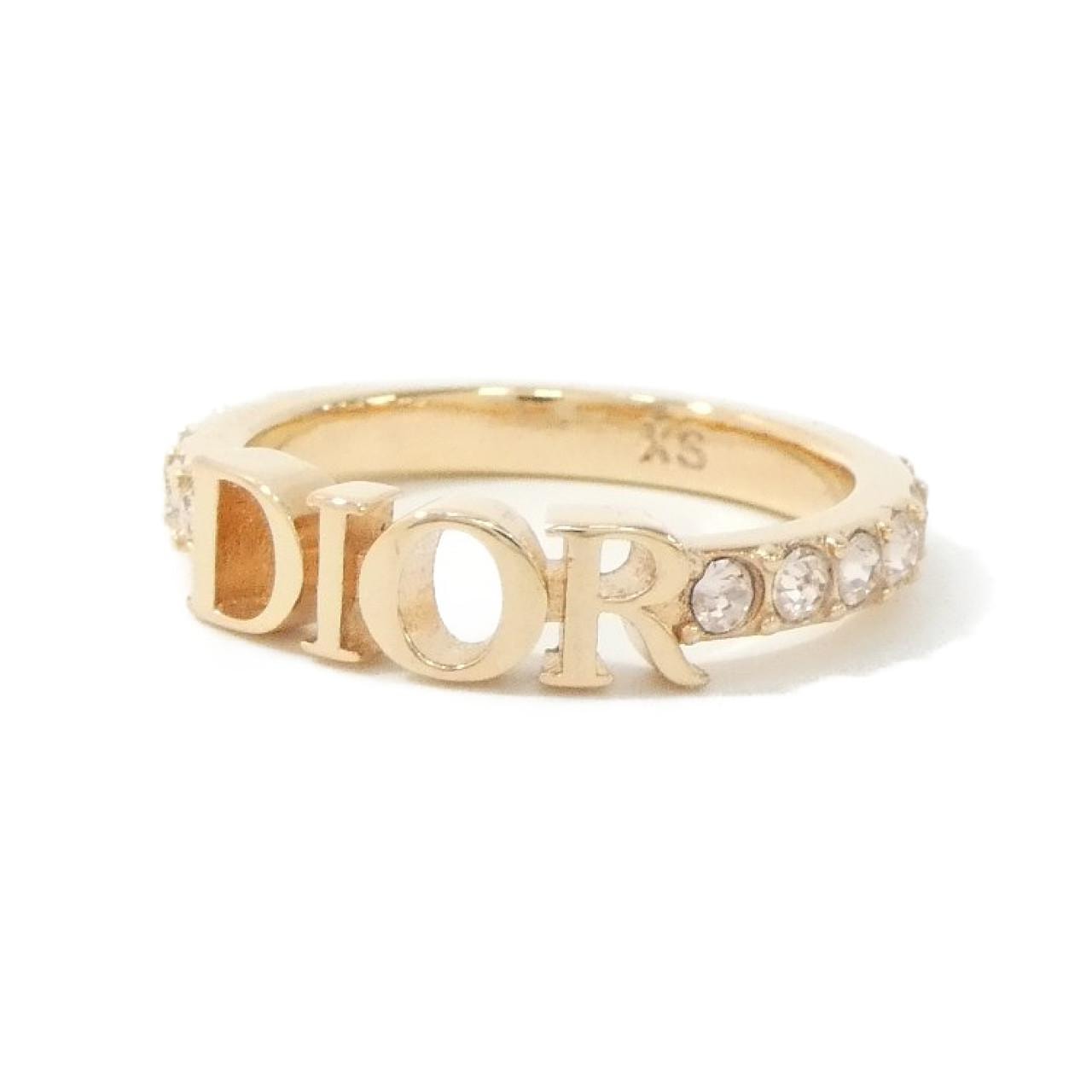 Dior Dio(r)evolution Ring Metal and Crystals "White/Gold"