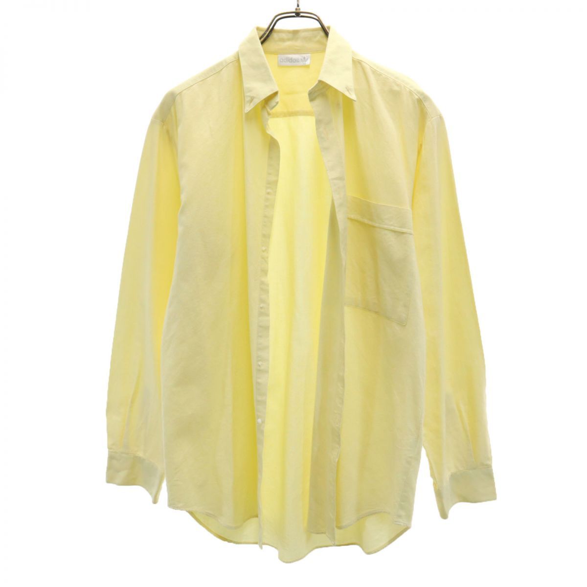 adidas 長袖 ボタンダウンシャツ