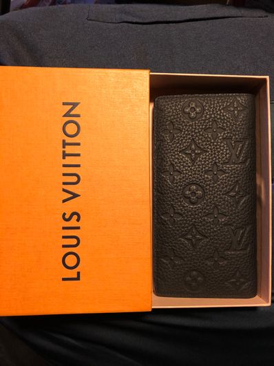 Louis Vuitton Brazza Wallet Monogram Empreinte "Noir"