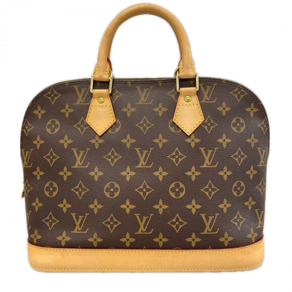 LOUIS VUITTON ルイヴィトン ハンドバッグ モノグラム アルマPM LVロゴ M51130 ブラウン 茶 ゴールド金具 レディース【中古品】