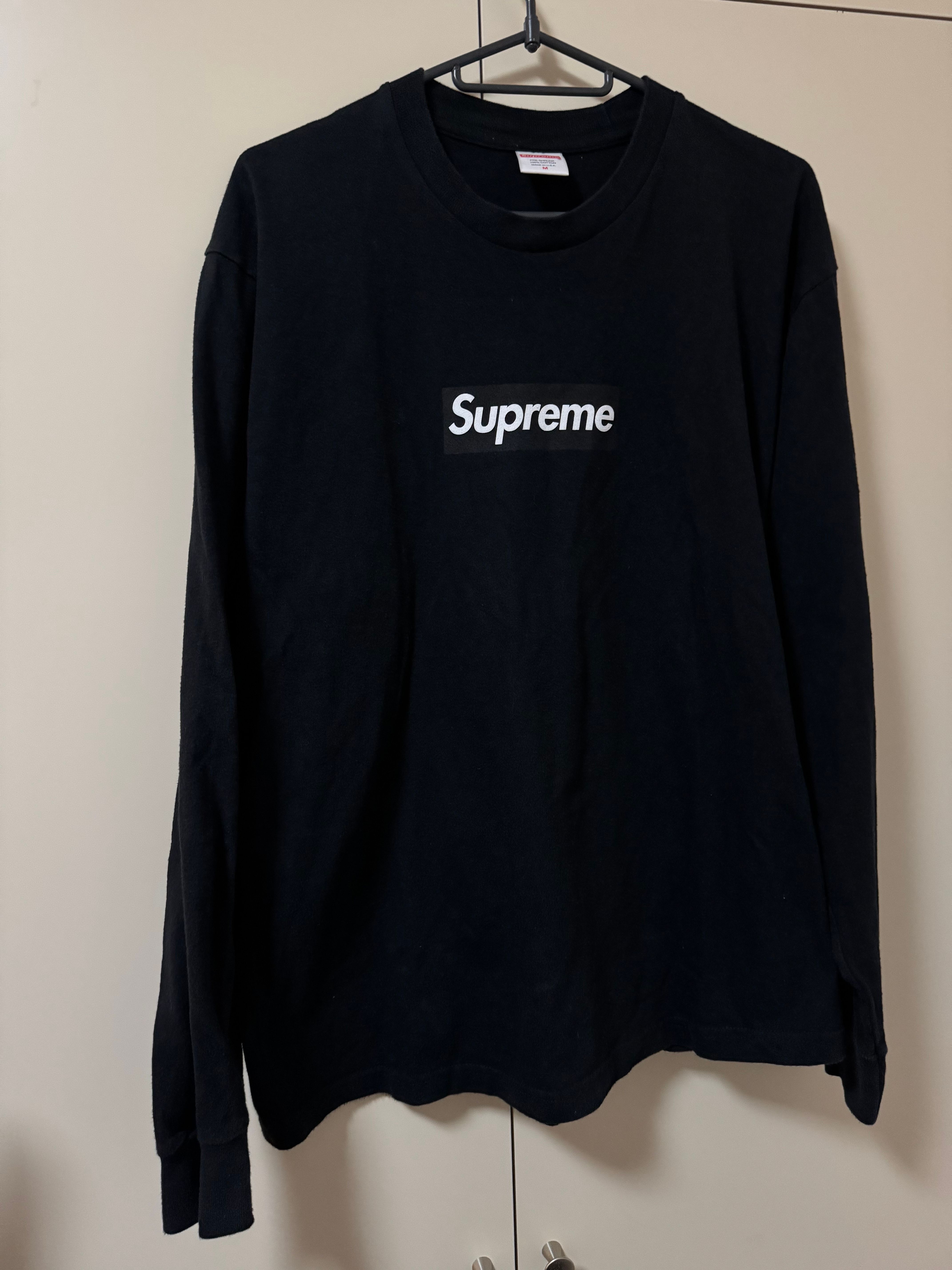 Supreme Box Logo L/S Tee "Black"