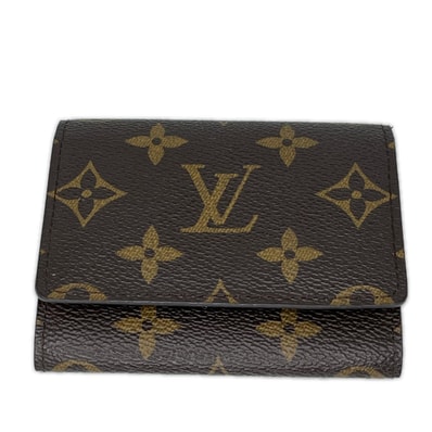 LOUIS VUITTON ルイヴィトン モノグラム アンヴェロップカルトドゥヴィジット 名刺入れ M62920 ブラウン
