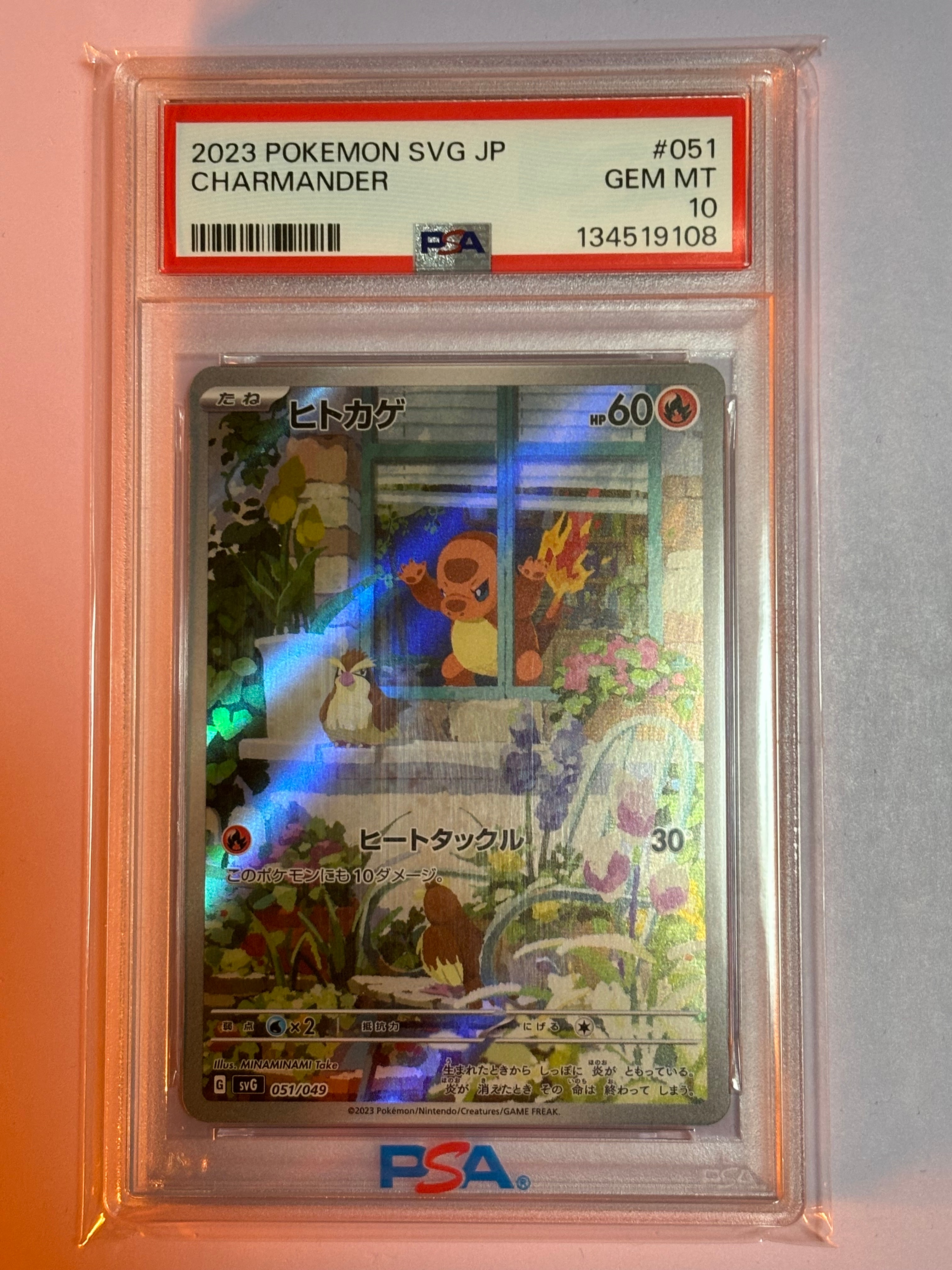 ヒトカゲ :フルイラスト [SVG 051/049](スペシャルデッキセットex「フシギバナ・リザードン・カメックス」)