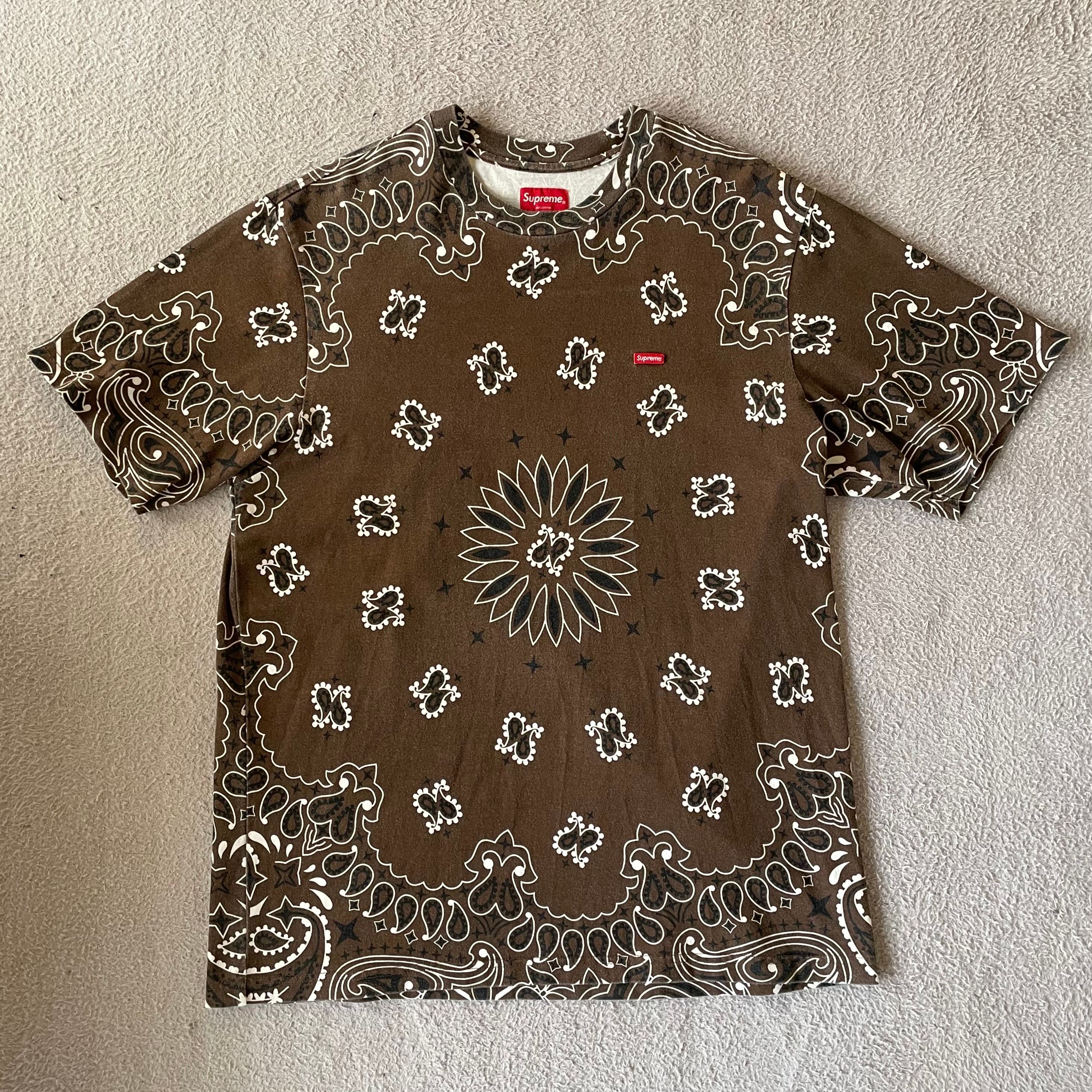 Supreme Small Box Tee "Bandana Brown"(21SS)