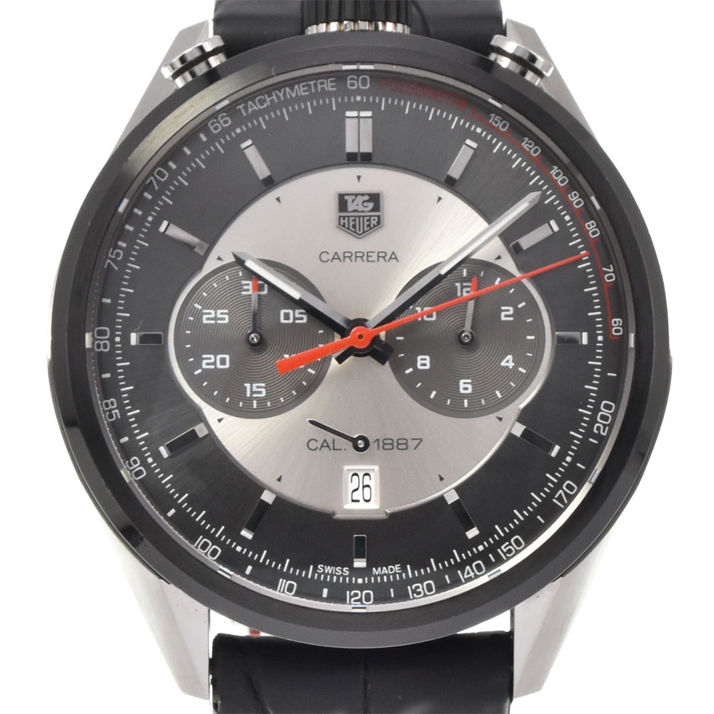 タグホイヤー TAG HEUER CAR2C11-0 カレラ ジャックホイヤーエディション キャリバー1887 クロノグラフ 自動巻き メンズ N#145536