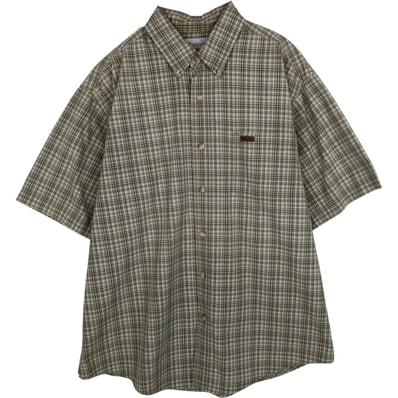 古着 カーハート Carhartt チェック柄 ボタンダウン 半袖 ワークシャツ メンズXL相当/eaa632758