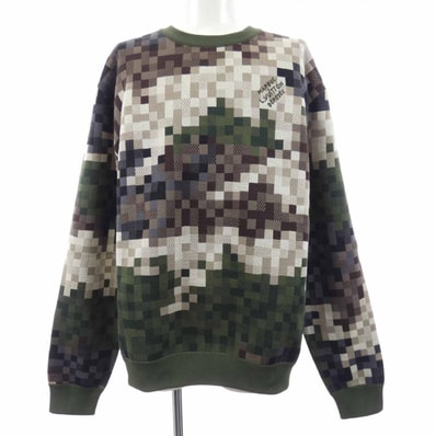 ルイヴィトン LOUIS VUITTON ダモフラージュコットンプルオーバー HQN72WAUR ニット
