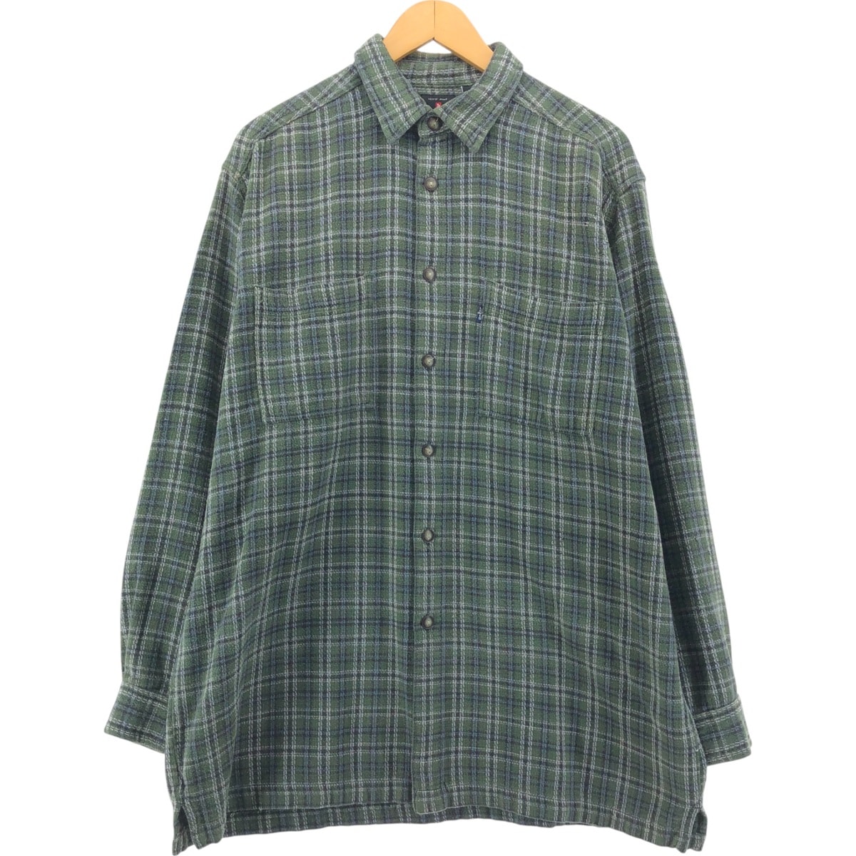 古着 リーバイス Levi's 長袖 フランネルチェックシャツ ボックスシャツ メンズL相当/eaa542660