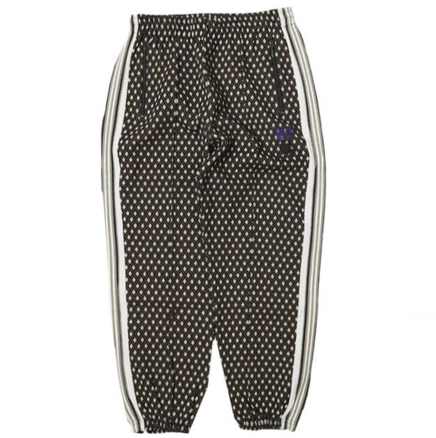 Needles x SASQUATCHfabrix. ニードルス サスクワァッチファブリックス 23SS 別注 Zipped Track Pant Diamond Jq. ジップ トラックパンツ ダイアモンドジャガード 23SS-PA9-071 S BLACK