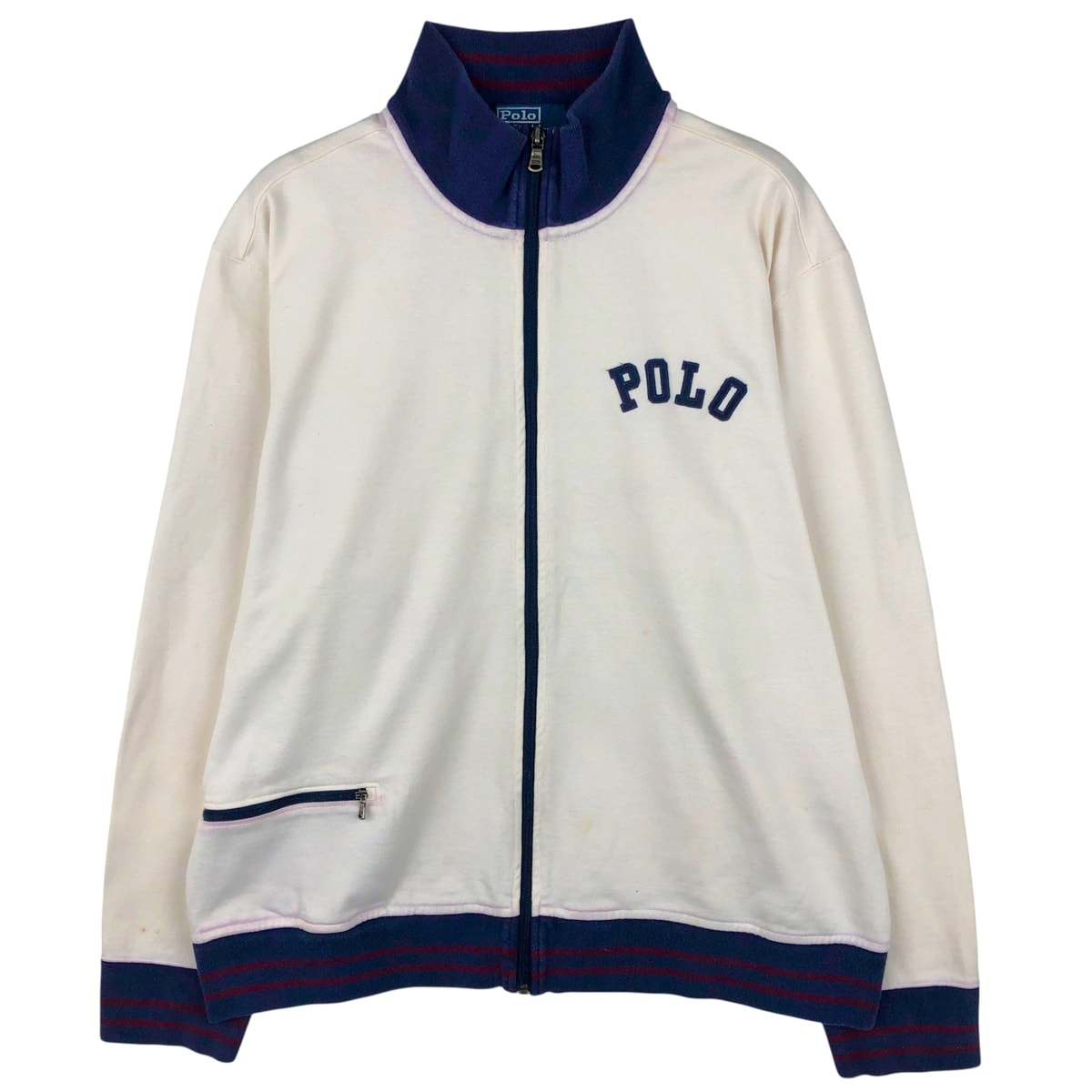 古着 ラルフローレン Ralph Lauren POLO by Ralph Lauren ハイネック フルジップスウェットシャツ トレーナー メンズXL相当/eaa606508