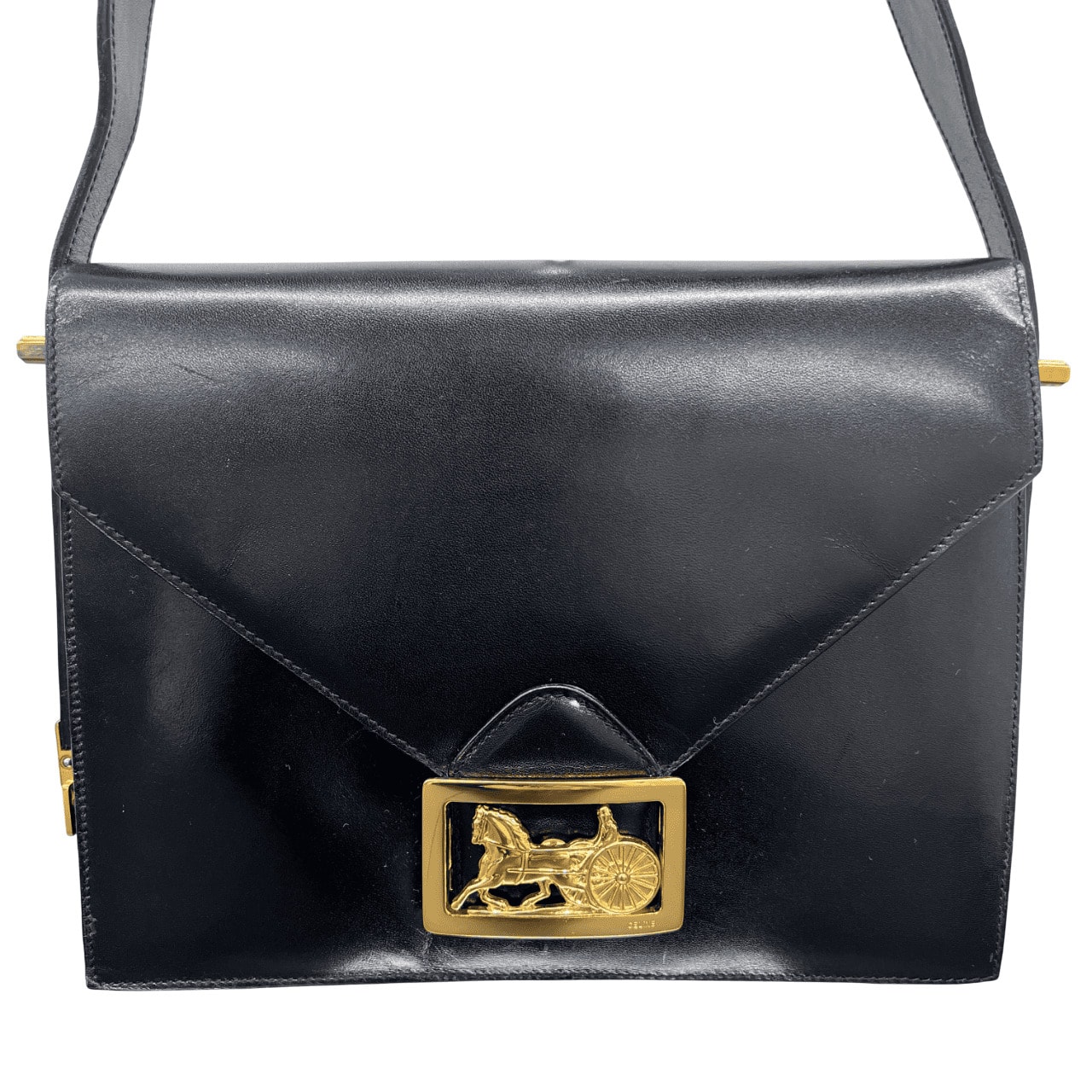 セリーヌ 馬車金具ショルダーバッグ ユニセックス