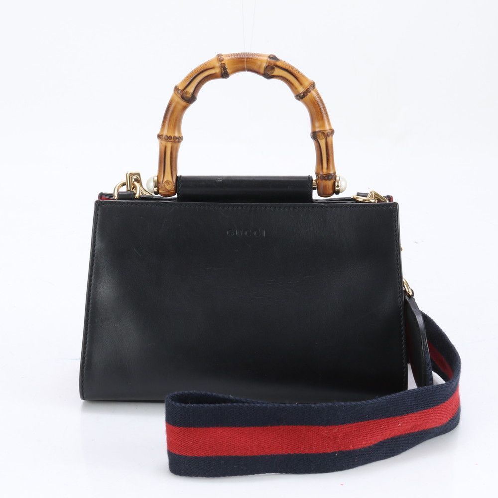 ■極美品 グッチ バンブー ニムフェア470271 ショルダーバッグ