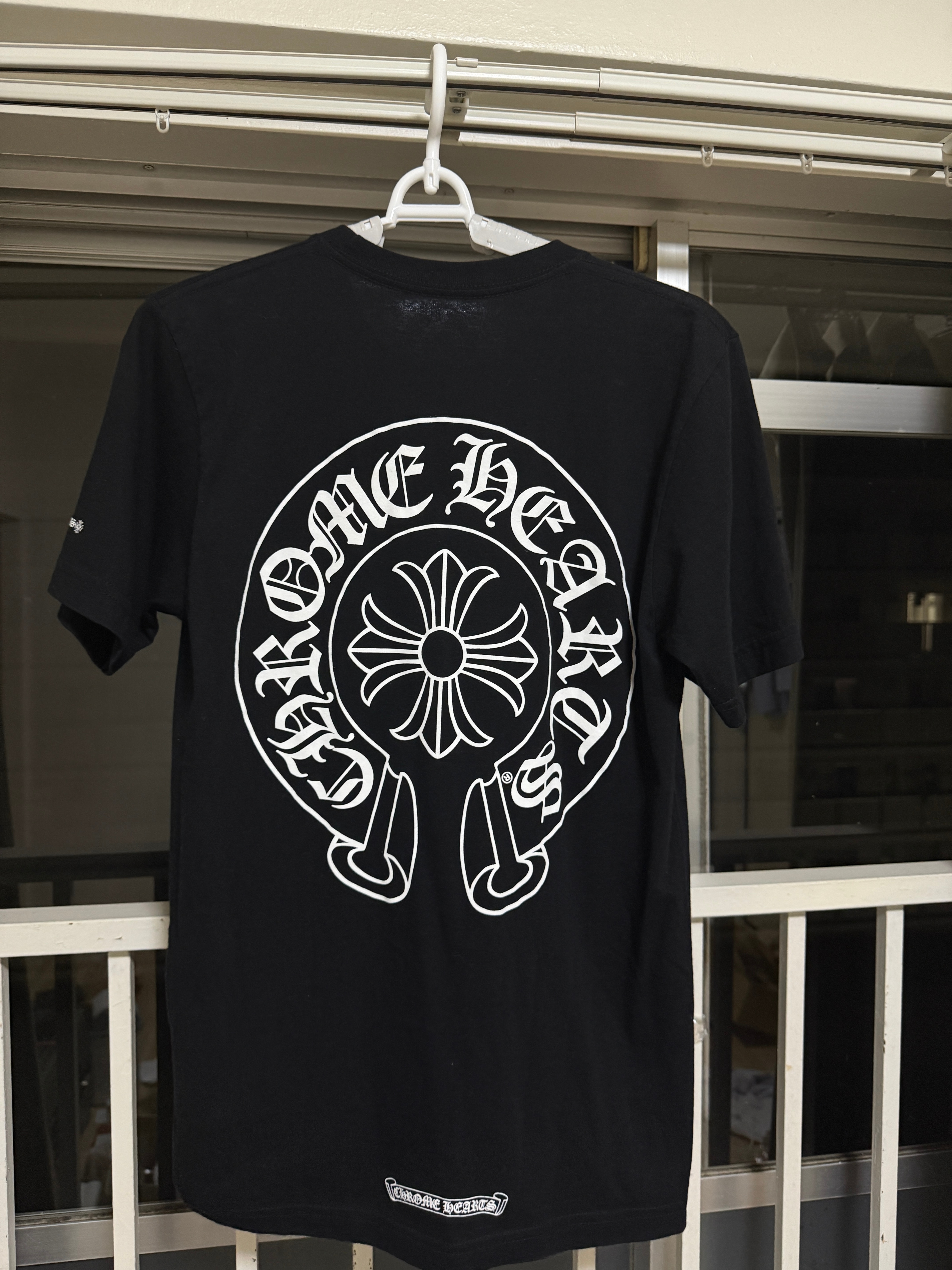 Chrome Hearts Horse Shoe Logo Pocket T-Shirt "Black"